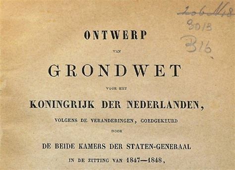 nederlandse grondwetten